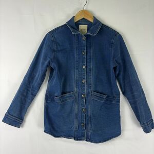 Sezane Blue Denim Jean Jacket